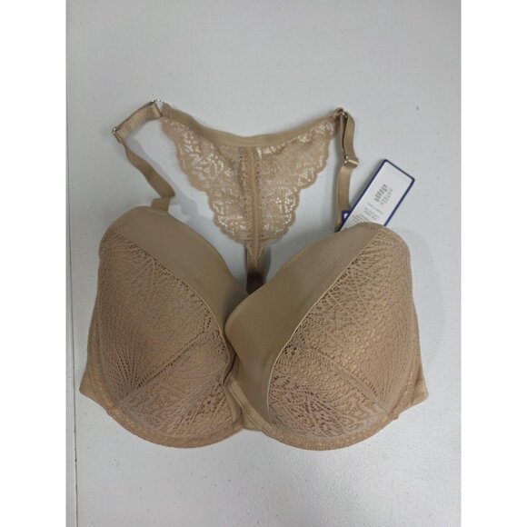 MOD by Parfait Bra Womens 32F Nude Lace Nouveau Style A1531 Racerback New - Picture 1 of 6